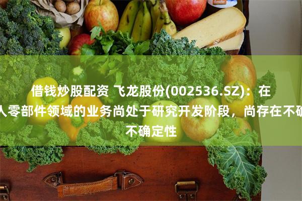 借钱炒股配资 飞龙股份(002536.SZ)：在机器人零部件领域的业务尚处于研究开发阶段，尚存在不确定性